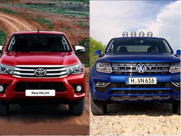 Teste de Arrancada: VW Amarok V6 2018 vs Toyota Hilux