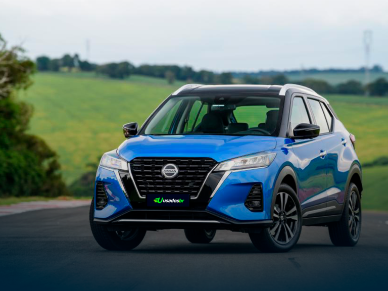 Novo Nissan Kicks 2022 azul