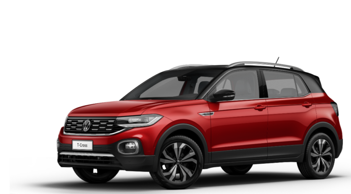 T-Cross 2022 Vermelho Sunset