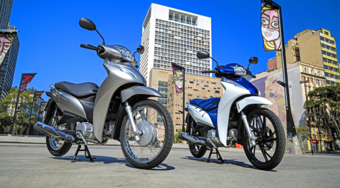 Honda Biz 110i prata e Biz 125 bicolor