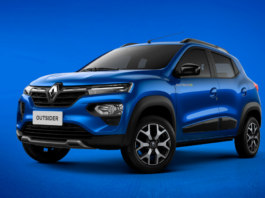 Renault kwid 2023 azul