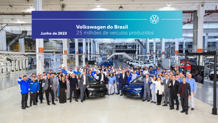 Volkswagen do Brasil alcança 25 milhões de veículos produzidos
