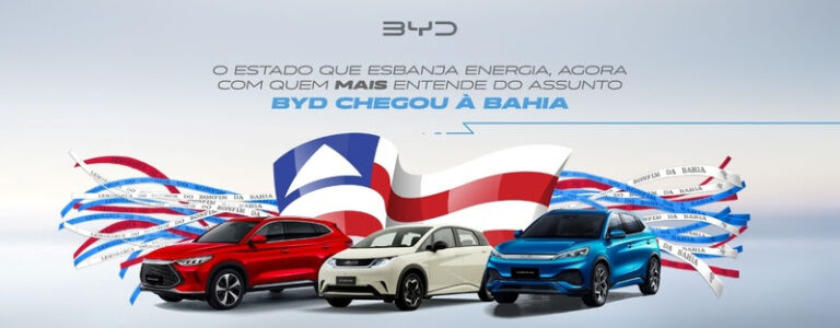 BYD chega à Bahia e inaugura complexo fabril