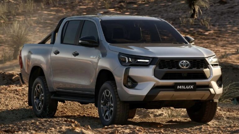 Toyota Hilux 2025: Novidades em design e motor híbrido para combater a Ford Ranger