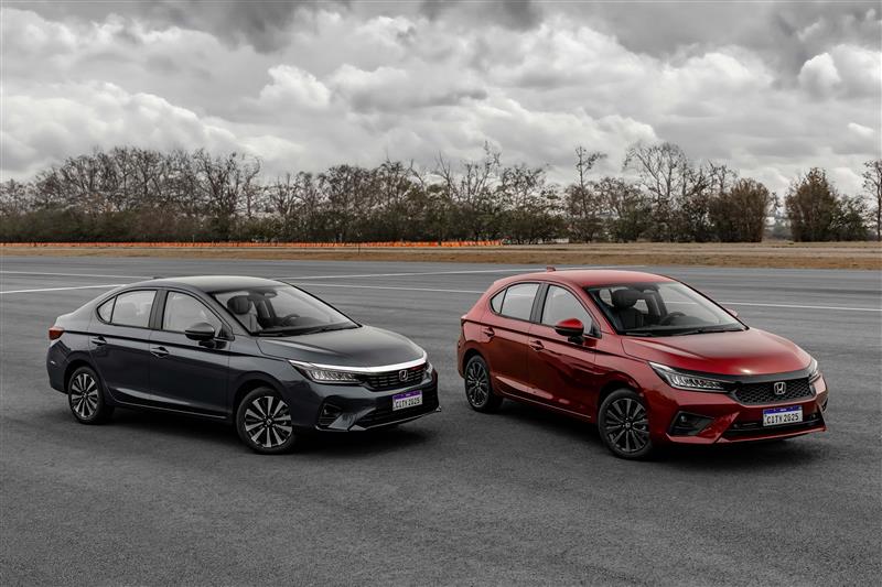 Honda renova New City 2025: sedã e hatch ganham retoque no visual e equipamentos de série 1