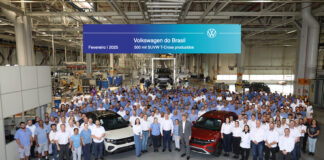 SUV mais vendido do Brasil, o Novo T-Cross é fabricado na unidade da Volkswagen em São José dos Pinhais (PR).