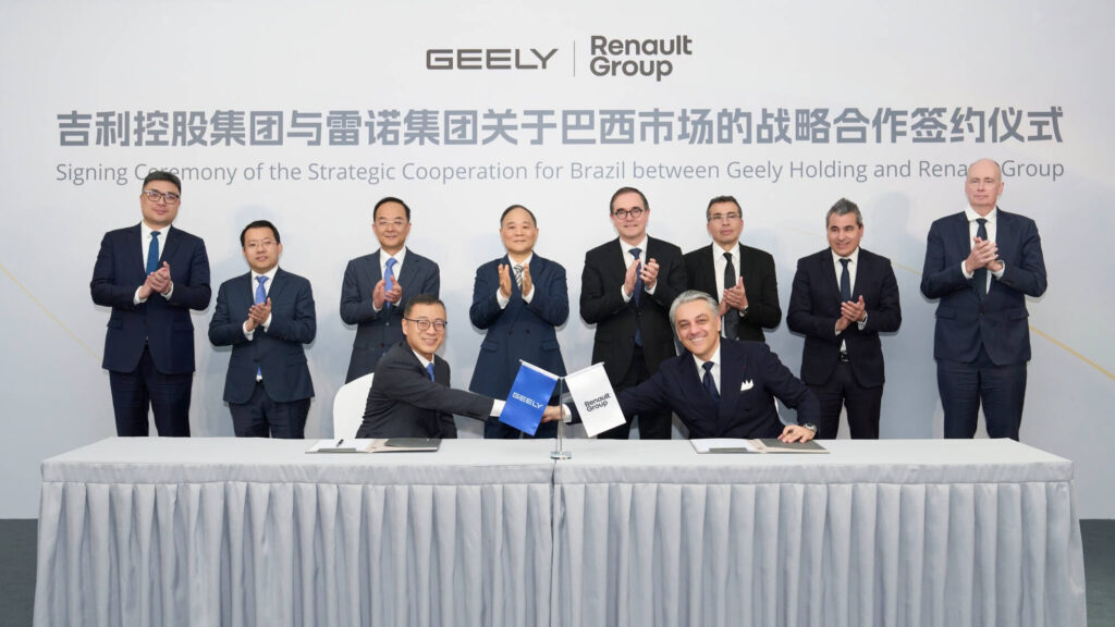 Renault e Geely expandem parceria estratégica para produção de veículos no Brasil 1