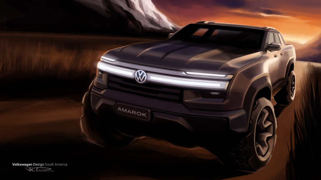 Nova geração da VW Amarok será em parceria com a chinesa Saic - Foto: Divulgação