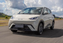 BYD Dolphin Mini vendeu 2.444 unidades no Brasil em maio e lidera o ranking da marca