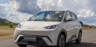 BYD Dolphin Mini vendeu 2.444 unidades no Brasil em maio e lidera o ranking da marca