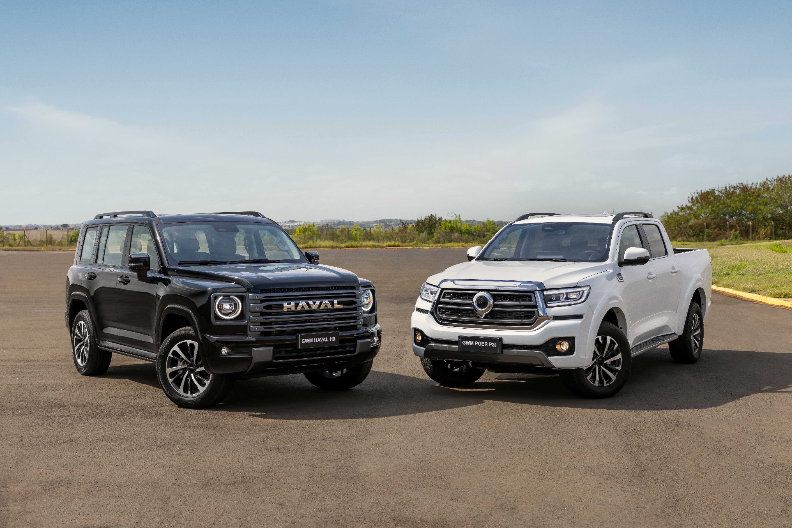 Haval H9 e Poer P30 são apresentados no Brasil