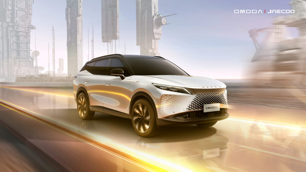 Omoda & Jaecoo confirma chegada dos Omoda 5 HEV e Omoda 7 PHEV ao Brasil 1 OMODA 7 SHS