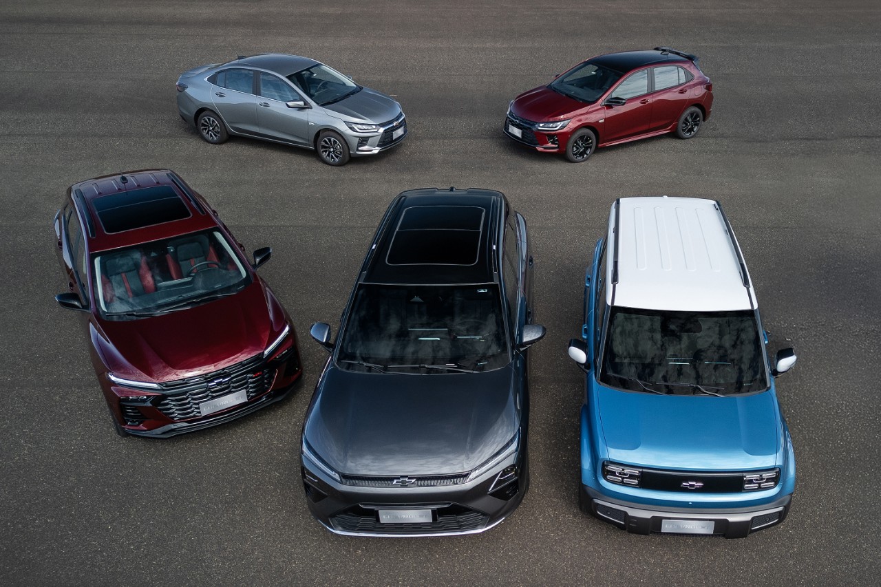 Chevrolet lança cinco novos modelos no Brasil